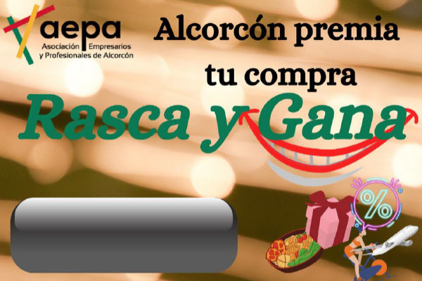 Alcorcón premia tu compra - Rasca y Gana