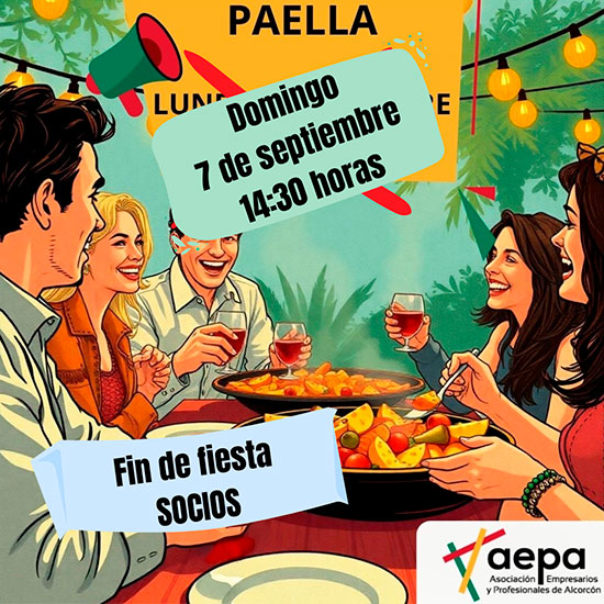 Paella de clausura para socios